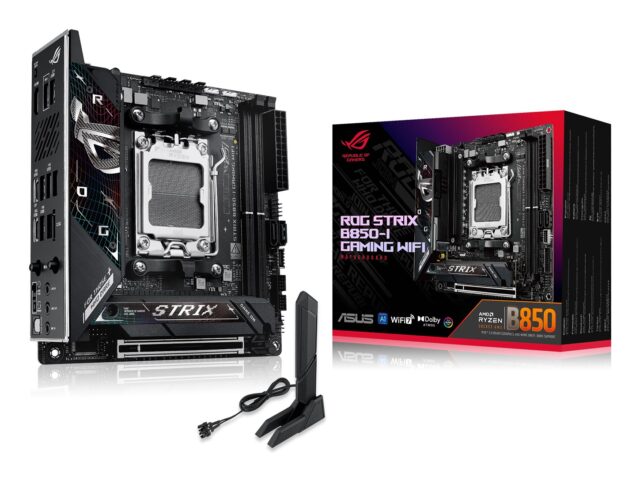ASUS ROG STRIX B850-I GAMING WIFI AMD B850 Socket AM5 mini ITX - imagine 3