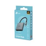 TP-Link UH3020C interface hub USB Type-C 5000 Mbit/s Grey - imagine 2