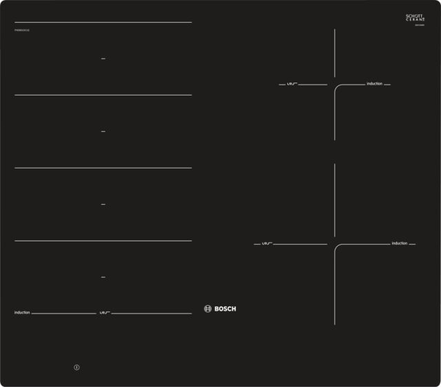 Bosch Serie 8 PXE601DC1E hob Black Built-in Zone induction hob 4 zone(s) - imagine 5