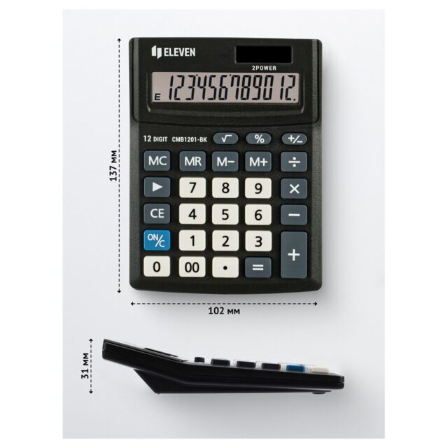 Eleven office calculator CMB1201-BK - imagine 4