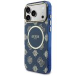 Case Guess IML Peony Dot MagSafe for  iPhone 17 Pro Max blue - imagine 2