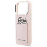 Case Karl Lagerfeld Karl & Choupette     Print & Pocket for iPhone 17 Pro Max pink - imagine 6