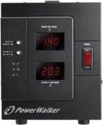 PowerWalker AVR 3000 SIV FR voltage regulator 1 AC outlet(s) 110-280 V Black - imagine 4