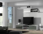 Cama TV stand SOHO 180 white/grey gloss - imagine 9