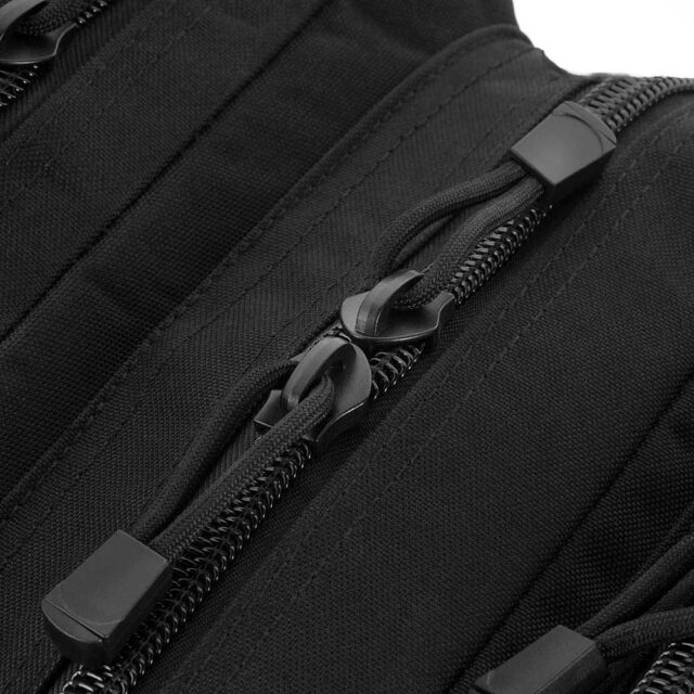M-TAC Large Assault Pack Laser Cut Backpack - Black - imagine 5