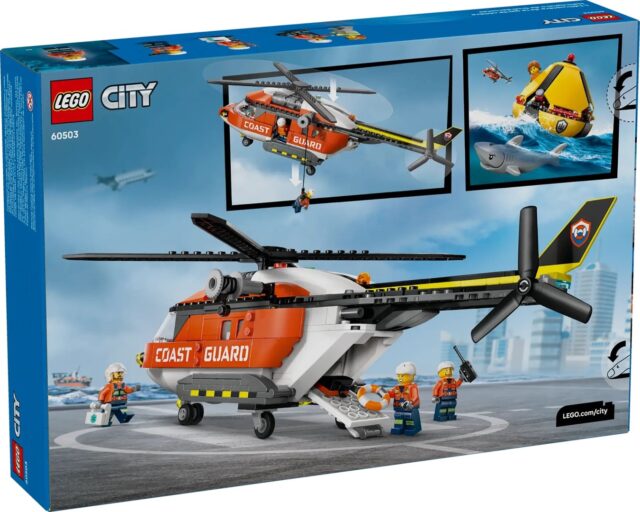 LEGO CITY 60503 Coast Guard Helicopter - imagine 2