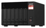 QNAP TS-673A NAS Tower Ryzen Embedded V1500B 8 GB DDR4 0 TB QNAP Turbo System Black - imagine 5