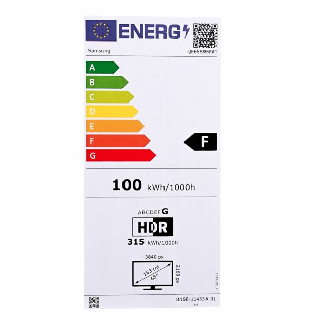 Samsung QE65S95FAT 165.1 cm (65 ) 4K Ultra HD Smart TV Wi-Fi Black - imagine 20