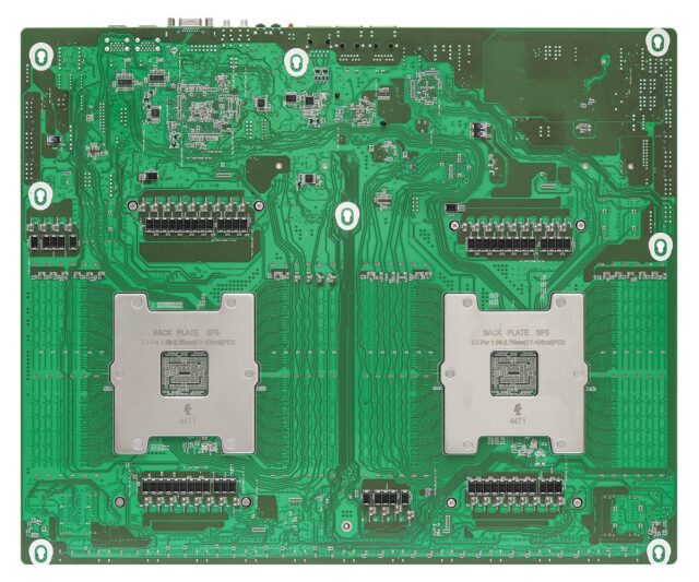 Asrock GENOA2D24G-2L+ motherboard AMD SoC Socket SP5 - imagine 3