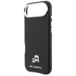 Case Karl Lagerfeld Karl & Choupette Head Pins Saffiano MagSafe for iPhone Air black - imagine 6