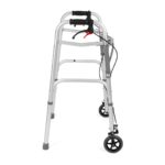 Four-wheeled wheelchair with brakes TIMAGO JMC-C 3223 Silver - imagine 6