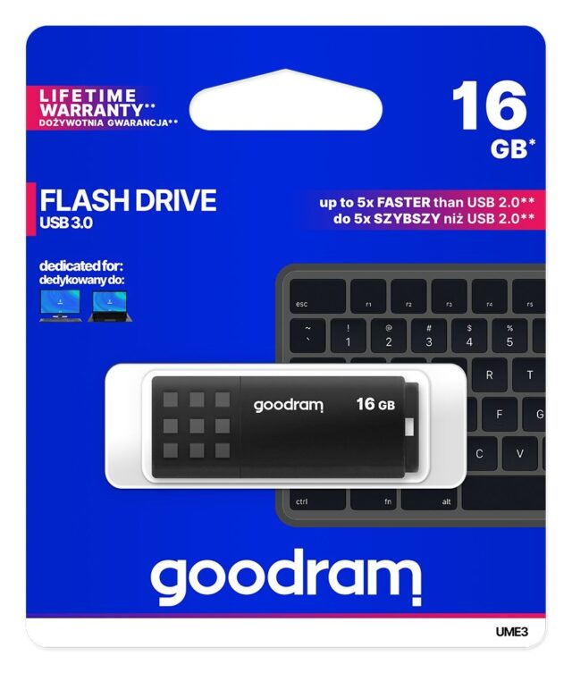 Goodram UME3 USB flash drive 16 GB USB Type-A 3.0 (3.1 Gen 1) Black - imagine 5