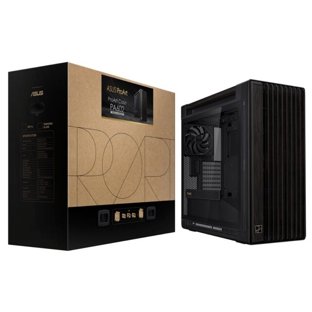 ASUS ProArt PA602 Wood Edition Midi Tower Black - imagine 14