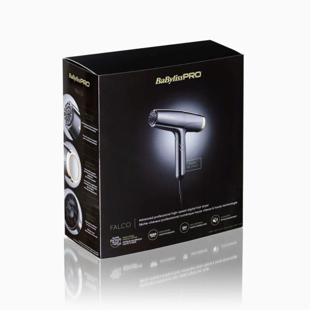 BaByliss Falco BAB8550E Professional Hair Dryer 2000 W Black - imagine 10