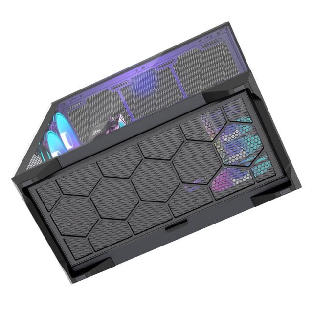 MODECOM Volcano SPACE XL ARGB FULL TOWER 5F Black - imagine 13