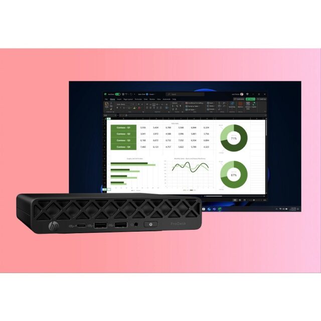 HP ProDesk 4 G1i AI PC Intel Core Ultra 7 265T 16 GB DDR5-SDRAM 1 TB SSD Windows 11 Pro Mini PC Black - imagine 18