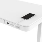 Activejet Desk with electric height adjustment 140x70 ET119W-C white - imagine 8