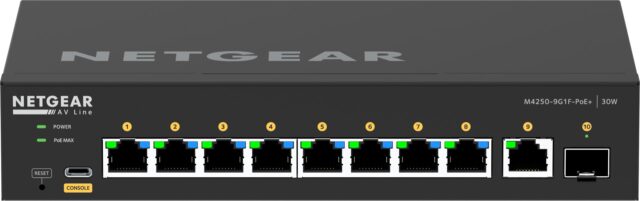 NETGEAR 8x1G PoE+ 110W 1x1G and 1xSFP Managed Switch - imagine 7