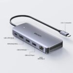 UNITEK ACTIVE HUB USB-C 10GBPS M.2 HDMI  PD 100W - imagine 4