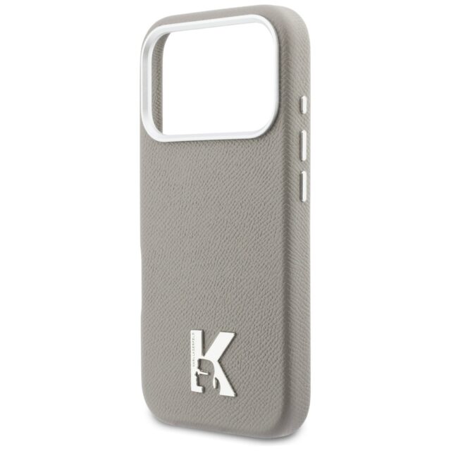 Case Karl Lagerfeld Karl Head Logo       MagSafe for iPhone 17 Pro grey - imagine 6