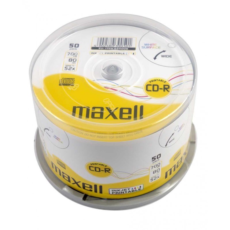 cps-c9de86fe5334d34473ccc823c801f7fa-2026-01-13-21-12-15 Maxell CD-R 80/700MB XL 52x 50p 50 pc(s) - imagine 1