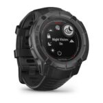Garmin Instinct 2X Solar Tactical Edition 2.79 cm (1.1 ) MIP 50 mm Digital 176 x 176 pixels Touchscreen Black GPS (satellite) - imagine 3