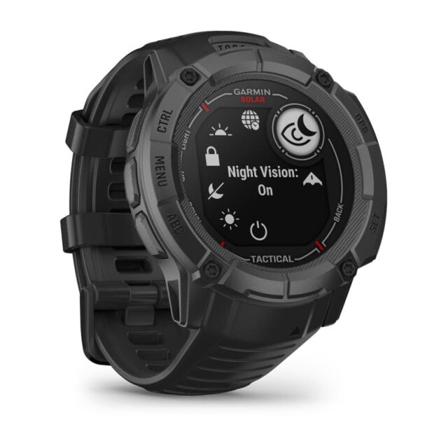 Garmin Instinct 2X Solar Tactical Edition 2.79 cm (1.1 ) MIP 50 mm Digital 176 x 176 pixels Touchscreen Black GPS (satellite) - imagine 3