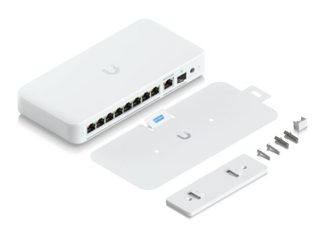 Ubiquiti UniFi Flex 2.5G PoE Managed L2 2.5G Ethernet (100/1000/2500) Power over Ethernet (PoE) Desktop/Wall-Mounting White - imagine 7