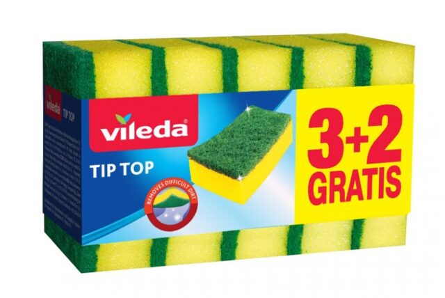 Sponge Scourer Vileda Tip-Top 5 pcs. - imagine 4