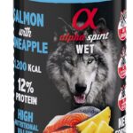 ALPHA SPIRIT WET Salmon with pineapple - wet dog food - 400g