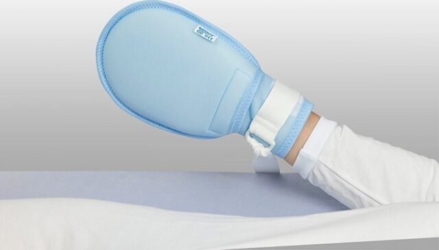 Protective gloves against self-harm L - imagine 2