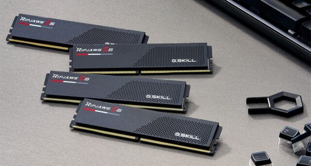G.Skill Ripjaws S5 F5-6000J3040F16GX2-RS5K memory module 32 GB 2 x 16 GB DDR5 3000 MHz - imagine 3