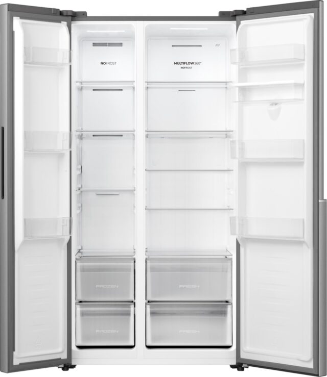 Gorenje NRS917E41XWD side-by-side refrigerator Freestanding 541 L E Stainless steel - imagine 7