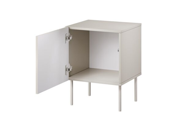 2pc bedside cabinet ISLA 44.5x40x59 cashmere matt - imagine 2