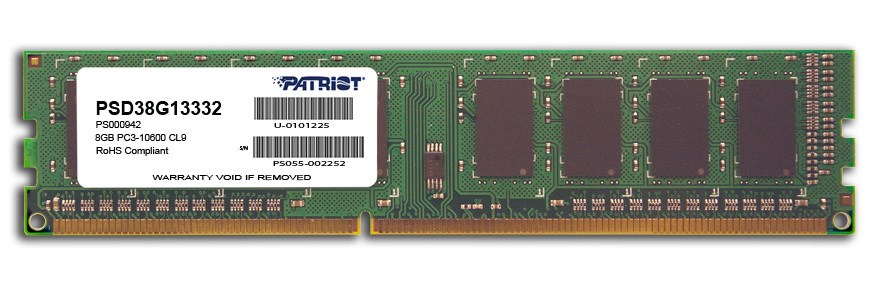 cps-cadaa0b26a256dcdabc388c53a774c26-2026-01-14-17-48-46 Patriot Memory 8GB PC3-10600 memory module 1 x 8 GB DDR3 1333 MHz - imagine 1