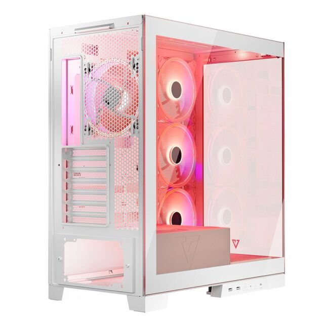 Modecom Volcano SPACE APEX ARGB MIDI Midi Tower White - imagine 18