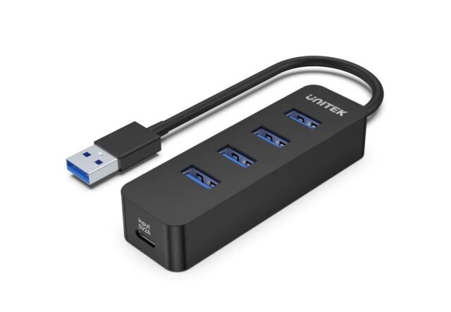 UNITEK HUB USB-A 4X USB-A 3.1  ACTIVE 10W  H1117A - imagine 3