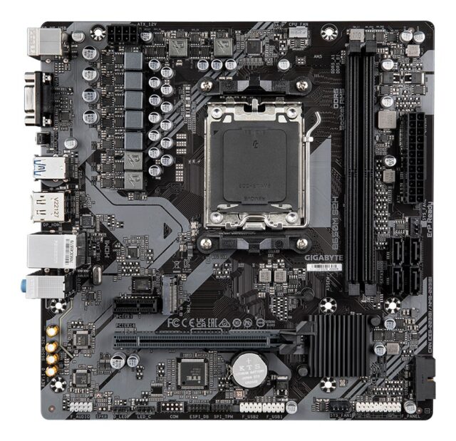 GIGABYTE B650M S2H Motherboard - AMD Ryzen 9000 Series CPUs  5+2+2 Phases VRM  up to 6400MHz DDR5 (OC)  1xPCIe 4.0 M.2  GbE LAN  USB 3.2 Gen 1 - imagine 3