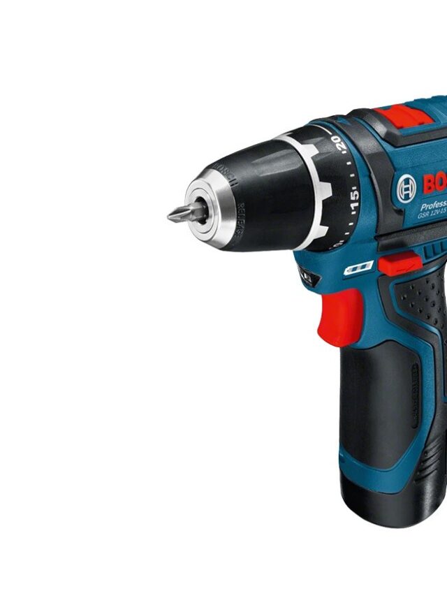 Bosch Akku-Bohrschrauber 12 V Li-Ion 1300 RPM Black  Blue  Red - imagine 3