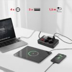 MACLEAN POWER STRIP 4 SOCKETS 3 USB PORTS MCE392 B - imagine 8