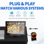 Qoltec 50857 Wired desktop barcode scanner 1D | 2D - imagine 2