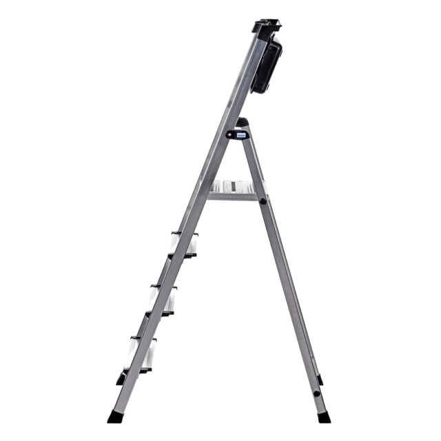 Krause Secury Folding ladder silver - imagine 4