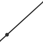 Activejet LED wall lamp AJE-HILTON Black NW