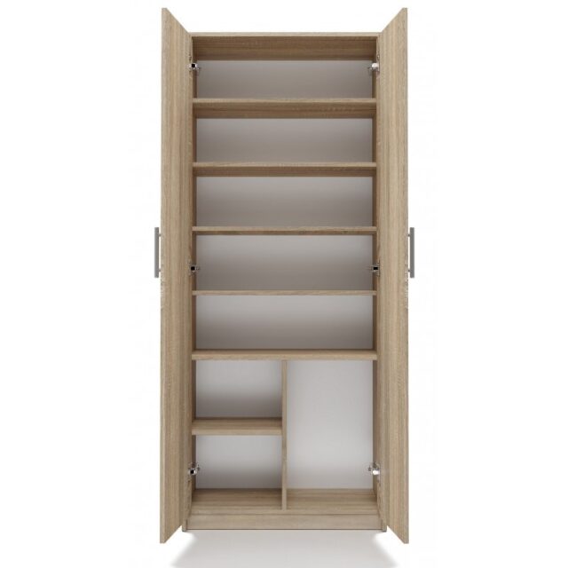 Filing cabinet OLIV 2D 74x35x180 cm  sonoma - imagine 3
