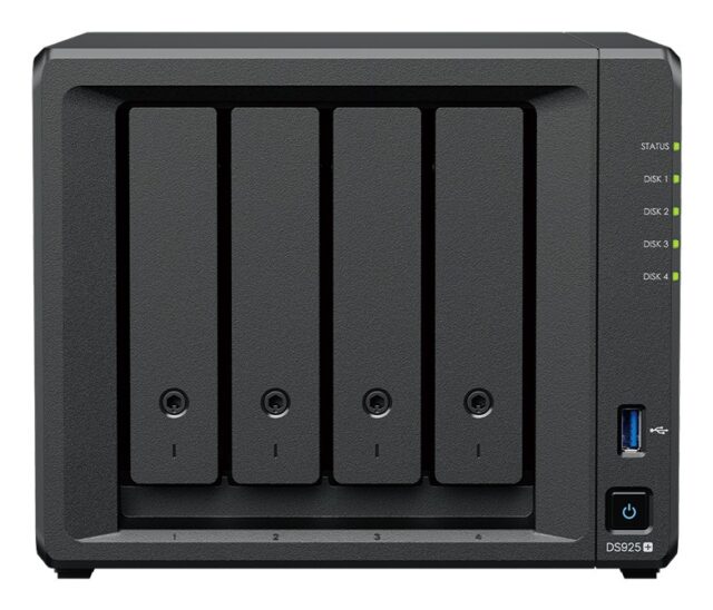 Synology DiskStation DS925+ NAS/storage server Ryzen Embedded V1500B 4 GB DDR4 0 TB Black - imagine 2