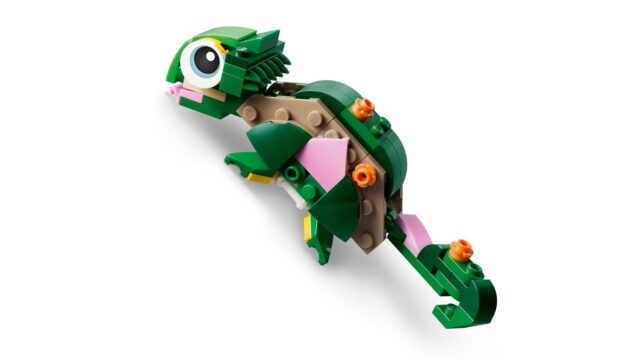 LEGO CREATOR 3 IN 1 31377 Turtle with a Water Lily Flower - imagine 4