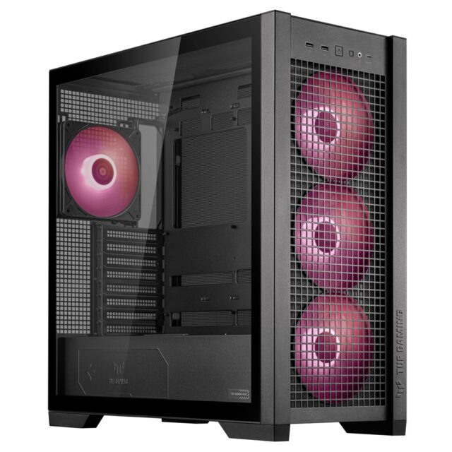 Housing Asus TUF GAMING GT302 TG ARGB BLACK - imagine 14