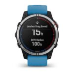 Garmin quatix 7 3.3 cm (1.3 ) MIP 47 mm Digital 260 x 260 pixels Touchscreen Blue Wi-Fi GPS (satellite) - imagine 6
