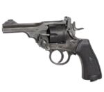 WEBLEY MKVI .455 Police cal.5.5 mm Diabolo cartridge revolver 6-shot. 4’ barrel CO2 Battlefield Ekp to17J - imagine 12