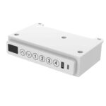 Activejet Desk with electric height adjustment 140x70 ET119W-C white - imagine 5